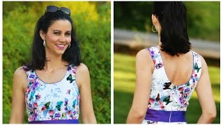 How to sew a Neckline with piping [upl. by Sloane]