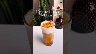 Creme Brulee Macchiato homecafe cafeathome crèmebrûlée coffee fee [upl. by Assirram]