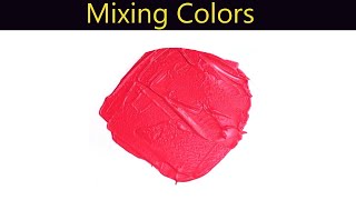 How To Make Cayenne Red Color Paint  Mixing Colors [upl. by Peter769]