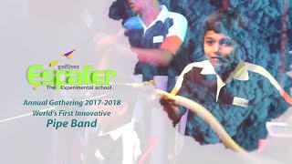 Worlds first innovative PIPE BAND by the students of Espalier School [upl. by Nitsuj]