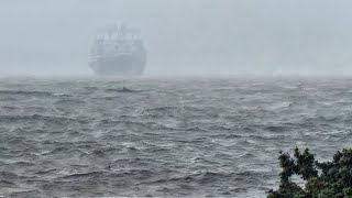 Navio gigante chegando no Rio Itajaí 10102024 [upl. by Anura]