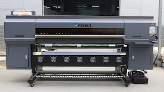 Fedar FD5198E High Speed Digital Sublimation Printer with 8 I3200A1 Heads [upl. by Einahpts]