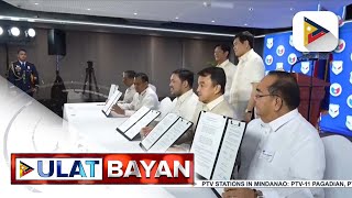 PBBM sinaksihan ang alliance signing sa pagitan ng PFP at Nacionalista Party [upl. by Peddada]