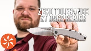 Zero Tolerance ZT 0562 Hinderer Series EDC Folding Knives Available at KnifeCentercom [upl. by Rooker]