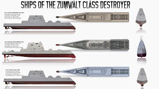 All Ships of the Zumwalt Class Destroyer Explained [upl. by Ahsil]