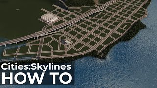 CitiesSkylines HowTo  Realistic Downtown Road Layouts [upl. by Pierrepont]