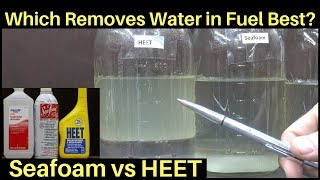 Is HEET better than Seafoam for Water in Fuel Lets find out [upl. by Otreblig826]