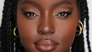 MATTE EYES AND GLOWY SKIN TUTORIAL  Hindash [upl. by Doersten427]