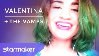 Sing Karaoke Songs Valentina  The Vamps quotSomebody To Youquot [upl. by Hsur]