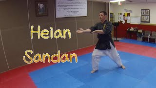 Learn Karate Heian Sandan karate karatekata heiansandan [upl. by Sello]