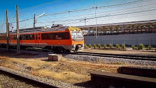 Carrera de trenes en Chile  AES vs UT440 [upl. by Ateuqahs]