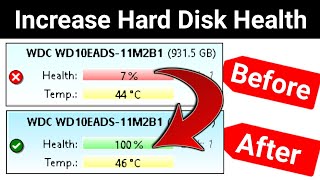 How to check hard disk health  Hard disk health repair  How to increase hard disk health [upl. by Prent]