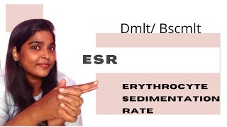 ESR Erythrocyte Sedimentation Rate in telugu  dmlt  bscmlt  mlt healthy vlogs [upl. by Arremat434]