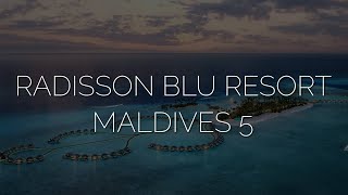 Стандартный номер на Мальдивах  200 квадратных метров Обзор Radisson Blu Resort Maldives 5 [upl. by Nosyd]