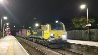 70015 BESCOT OVERNIGHT 200824 [upl. by Cyler198]