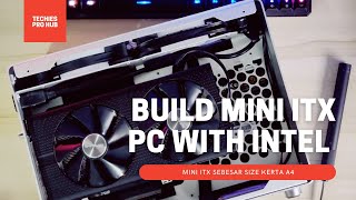 Unboxing amp PC Build ZZAW B1 itx Casing With 11th Gen and RX570 [upl. by Prichard]