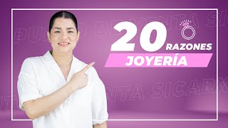 20 Razones Para Tu JOYERÍA 💍  SICARXCOM [upl. by Justus]