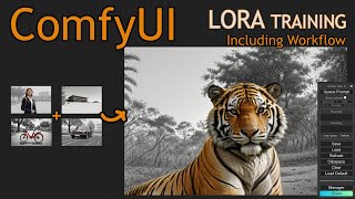 ComfyUI LORA training workflow comfyui lora workflow [upl. by Teteak]