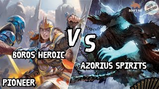 Boros Heroic VS Azorius Spirits MTG Pioneer [upl. by Aihsetal]