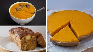 POTIMARRON  3 recettes Saines amp Délicieuses four soupe dessert 🍂 [upl. by Yssirk971]