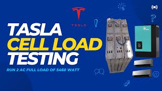 Tesla Cell Load Testing with Tesla HLE 6 Amazing Results Run 2 Ac full home load [upl. by Orihakat]