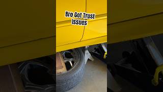 Is Jack Stands Safe honda civic ek bseriesonly swap automobile fyp viralvideo cartok cars [upl. by Eedyah]