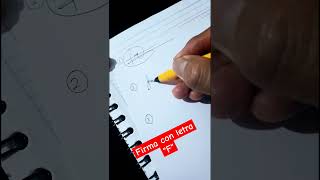 Firma con letra D letteri art caligrafia handwriting calligraphy tutorial firma [upl. by Haniraz]