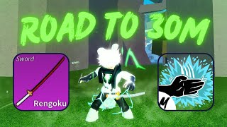 Rumble  Rengoku  Fishman Karate  Epic Bounty Hunting Montage  Blox Fruits [upl. by Orth]