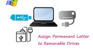 Assign Permanent Letter to Removable Drives [upl. by Mile]