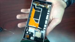 Sony Xperia Z3 D6603 DisassemblyLCD replace and assembly [upl. by Aihsakal]