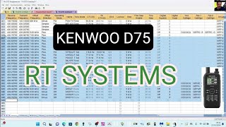 RTSYSTEMS amp KENWOOD D75 M0FXB [upl. by Enimzzaj175]