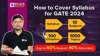 How to Cover Syllabus for GATE 2024  Fastest Way to Complete GATE 2024 Syllabus  BYJUS GATE [upl. by Aenet]