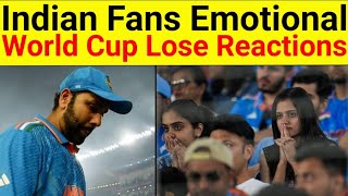 WC Final Ind Vs Aus भारत की हार पर Fans का फूटा गुस्सा करोड़ों लोगों का टूट गया दिल [upl. by Eemak]