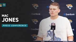 Mac Jones Discusses Performance in Week 10 Loss to Vikings  Jacksonville Jaguars [upl. by Asilej539]