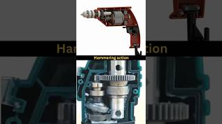 Hammering Action  Drill Machine Working Mechanism caddesign drill hammer drillbeat fabrication [upl. by Pietra]