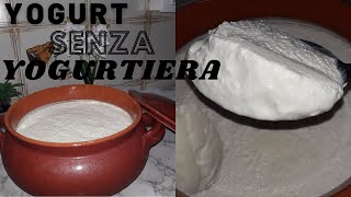 Yogurt fatto a casa SENZA YOGURTIERA Lo farai sempre Ricette Turche [upl. by Andres]