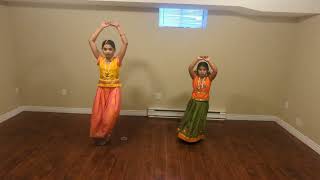 Sisters dancing for pachai mayil vaahanane a Tamil devotional song [upl. by Murdocca]