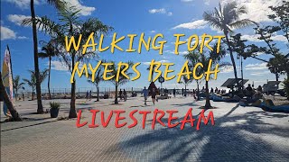 Walking Fort Myers Beach New Year 4K Live Cam 1124 [upl. by Mongeau]