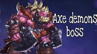 Axe Demon MLA Saturday Guild Boss [upl. by Putnem]