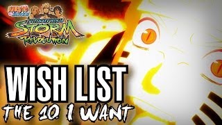 Naruto Ultimate Ninja Storm Revolution  Top 10 Most Wanted Characters [upl. by Tarrah]