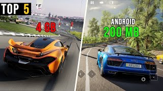 TOP 5 CAR GAMES LIKE FORZA HORIZON FOR ANDROID  Best Car Driving Games For Android 2023 [upl. by Dori]