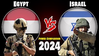 Egypt vs Israel Military Power Comparison 2024 militarypower [upl. by Shuman]