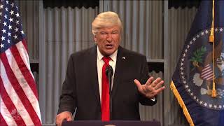 Saturday Night Live SNL Alec Baldwin Trump ADDRESSES Eminem Says Response Song Coming To HGTV SNL [upl. by Hayashi555]