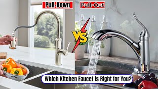 PullDown vs PullOut Faucet Which is Right for You [upl. by Erdah]