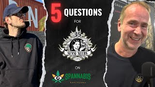 5 QUESTIONS FOR SENSI SEEDS  SPANNABIS BARCELONA 2024 [upl. by Asa]