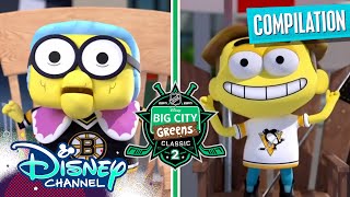 NHL Big City Greens Classic 2  Penguins vs Bruins Recap  disneychannel [upl. by Lednew]