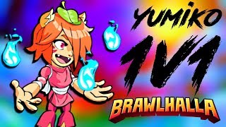 Brawlhalla Yumiko 1v1 Diamond Gameplay [upl. by Taggart]