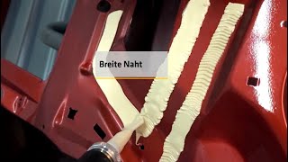 Originaldichtnähte in der Reparatur – Anleitung breite Dichtnaht mit Sikaflex®529 Evolution [upl. by Nazus357]