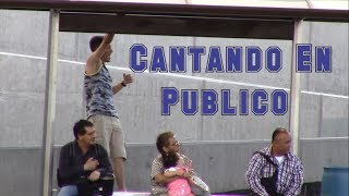 Cantando en publico  Singing in Public  Bromas  Just Maming  Pranks [upl. by Knipe]