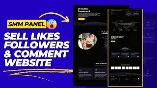 How to Create Website Selling Followers Likes Comment and Social Media Accounts [upl. by Weaver576]